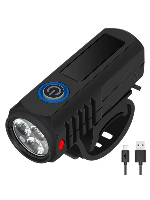 LED фонарь для велосипеда USB зарядка, фонарь на руль, вариант, фото 7