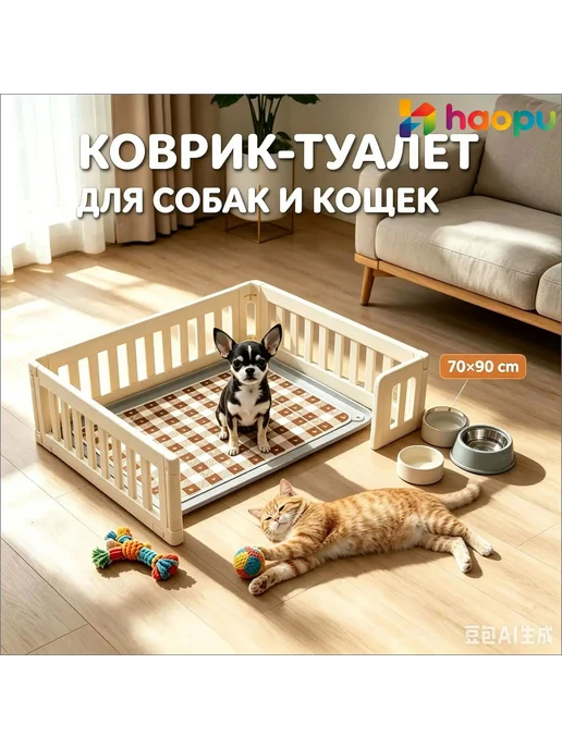 GEALFIS Силиконовый коврик лоток туалет для собак под 70x90, 70x90, фото 2