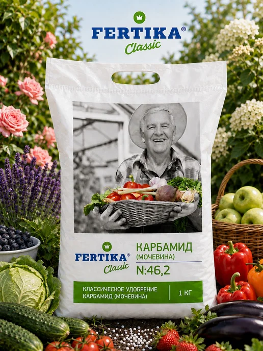Удобрение Карбамидмочевина Фертика, 1 кг, 1 кг