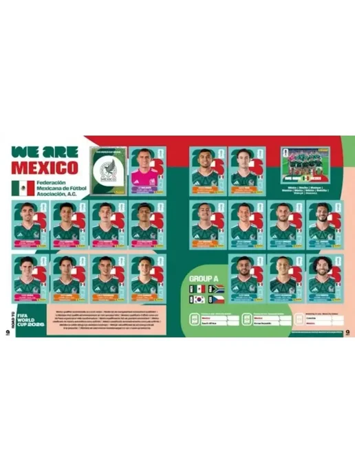 Набор наклеек FIFA WORLD CUP 2026 Чемпионат мира, 50 пак, синий, фото 6