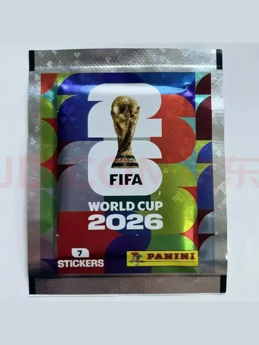 Набор наклеек FIFA WORLD CUP 2026 Чемпионат мира, 50 пак, синий, фото 7