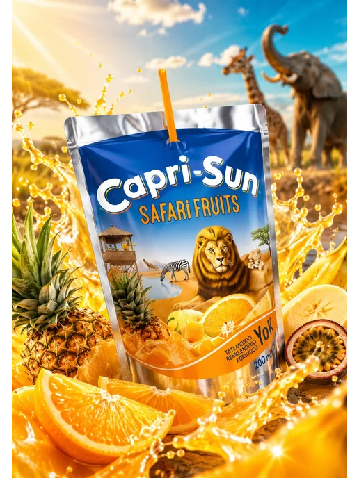 CapriSun Safari Fruits 200 мл фруктовый напиток со вкусом, 200 мл