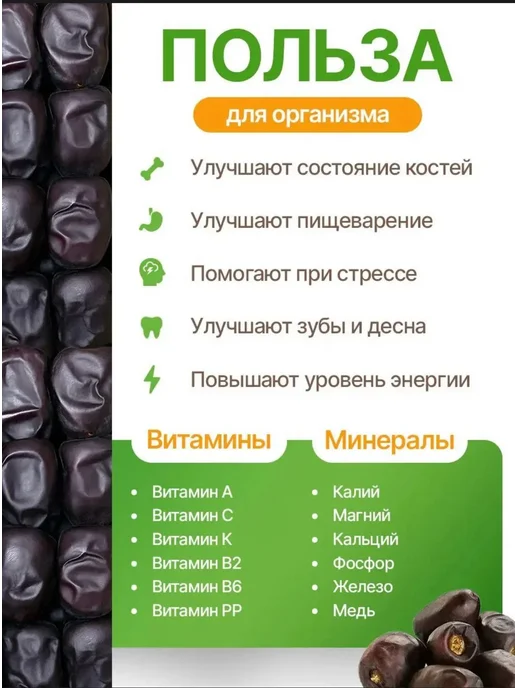 Финики Мазафати1 кг без сахара, вариант, фото 3