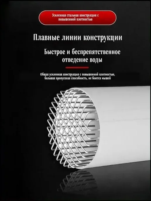 Решетка 110 мм из нержавеющей стали 201, защита от гнездов, вариант, фото 3