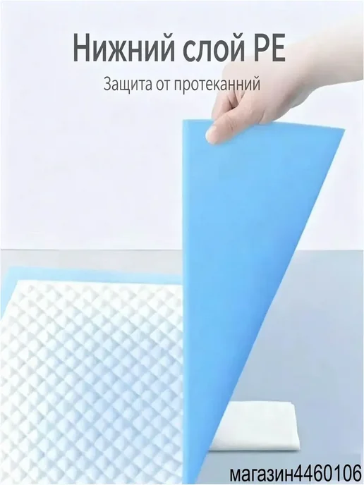 Одноразовые пеленки для собак 60×60 см, 40 шт, 60x60 см, 40 шт, фото 3