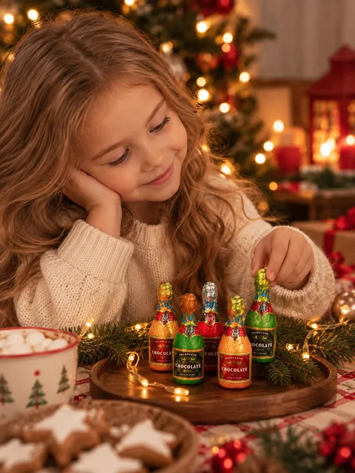 Шоколад новогодний набор, 5 шт, 12 г, 5 шт, 12 г, фото 5