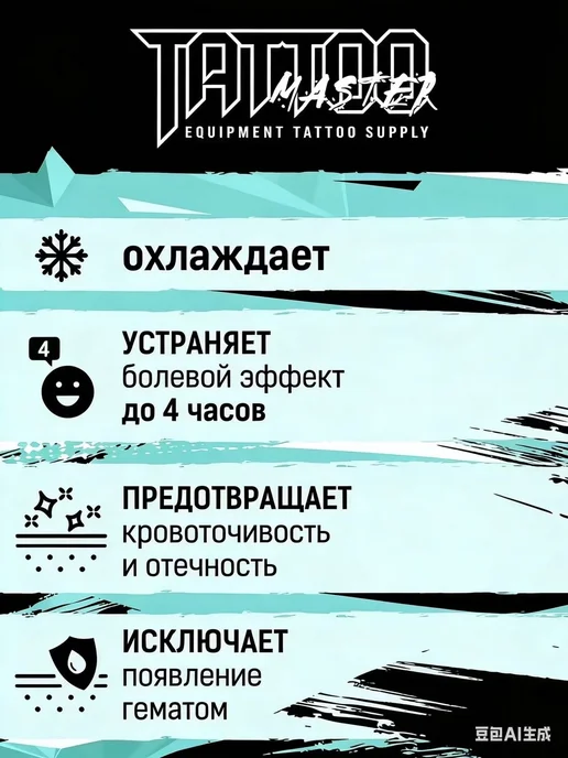 Средство для подготовки кожи тату мастера, крем для про, вариант, фото 2