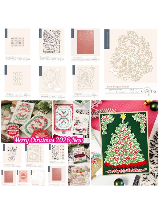Штампы для скрапбукинга Grettery Capsule Quilt P1234-A-Set-2, вариант, фото 2