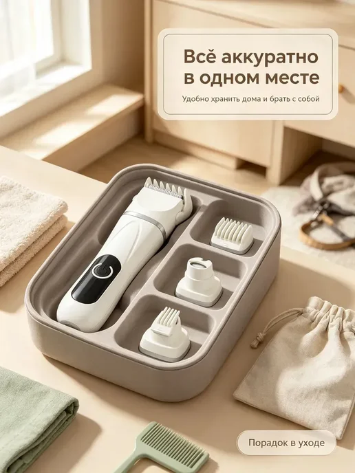 Электрическая машинка для стрижки питомцев, грумер для кошек, вариант, фото 4