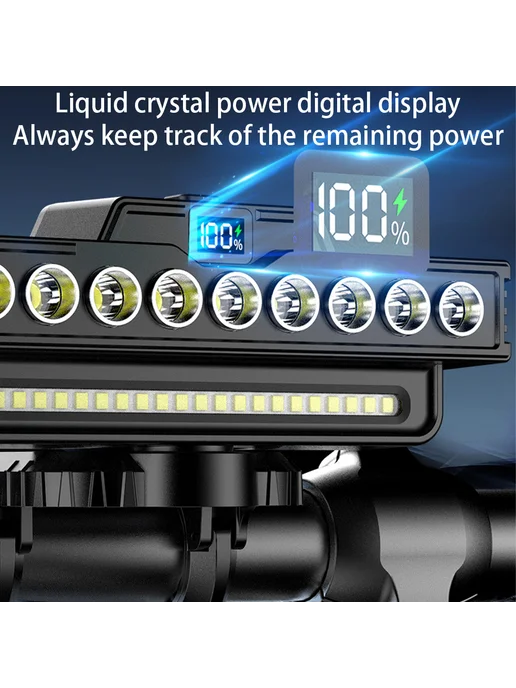 LED фонарь для велосипеда USB Зарядка яркий для ночной езды, вариант, фото 5