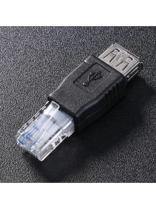 Ethernet RJ45 мужской – USB женский кабель для сети, вариант