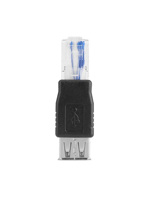Ethernet RJ45 мужской – USB женский кабель для сети, вариант, фото 2