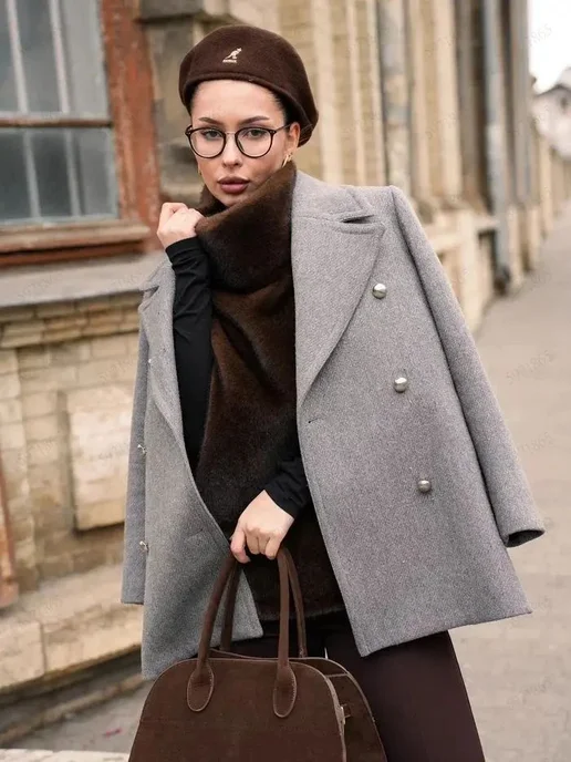 Манишка ABELLO fashion Темносерый, темный, фото 3