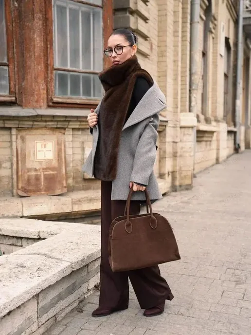 Манишка ABELLO fashion Темносерый, темный, фото 8