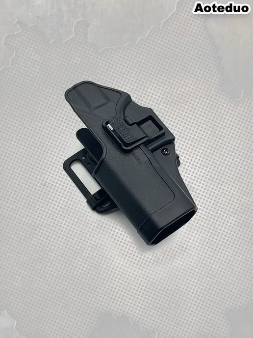 Кобура для пистолета Glock 17 пластиковая для левшей (левая, вариант, фото 5
