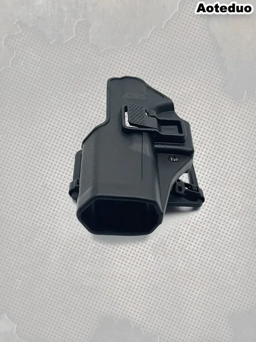 Кобура для пистолета Glock 17 пластиковая для левшей (левая, вариант, фото 7