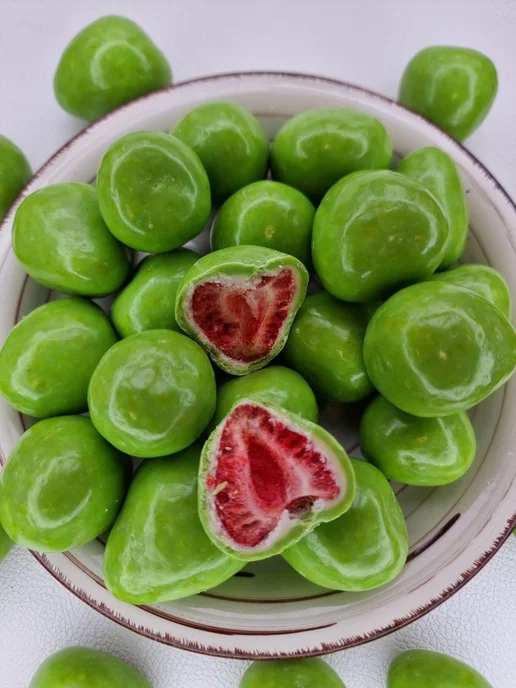 ЛаймBerry клубника Natural драже клубника в белой шоколадной, вариант, фото 2