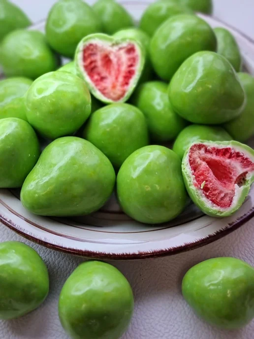 ЛаймBerry клубника Natural драже клубника в белой шоколадной, вариант, фото 3