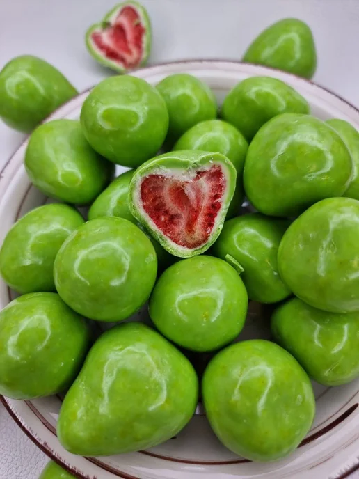 ЛаймBerry клубника Natural драже клубника в белой шоколадной, вариант, фото 5