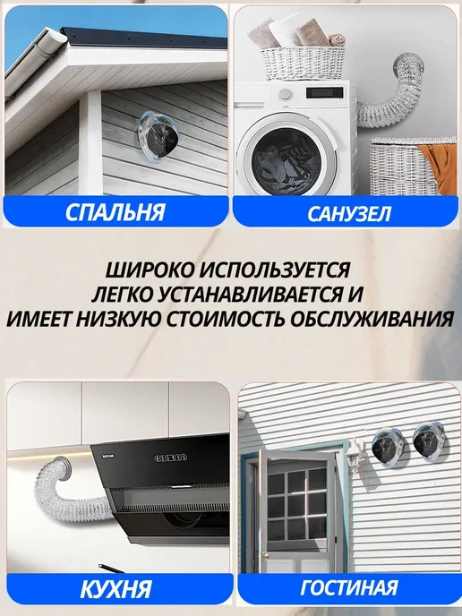 Приточная установка круглая нержавеющая 110 мм, вариант, фото 5