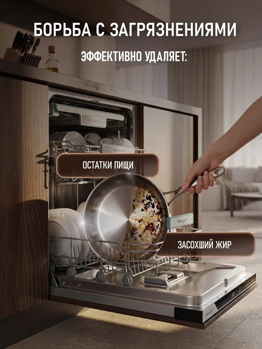 Таблетки для посудомоечной машины, 100 шт, всё в одном, 100 шт, фото 4