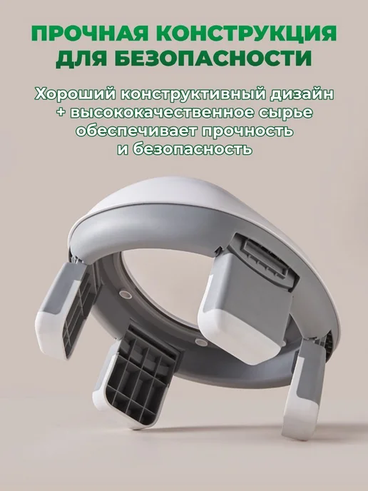 Горшок детский складной дорожный 3 в 1 ST SANTRADE с на для, белый, фото 4