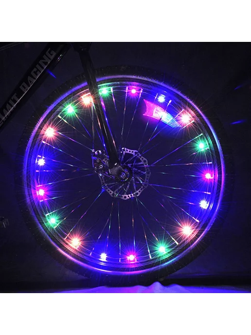LED-подсветка колес велосипеда, 2 шт, 2 шт, фото 2
