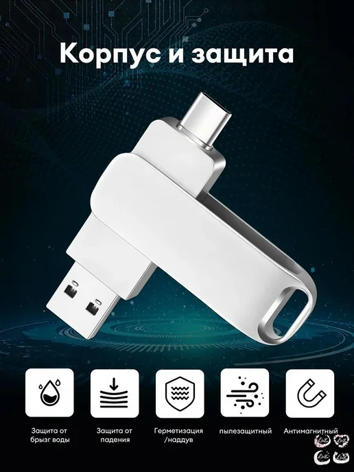 Флешка 512 ГБ USB Type-C, 512 ГБ, фото 4