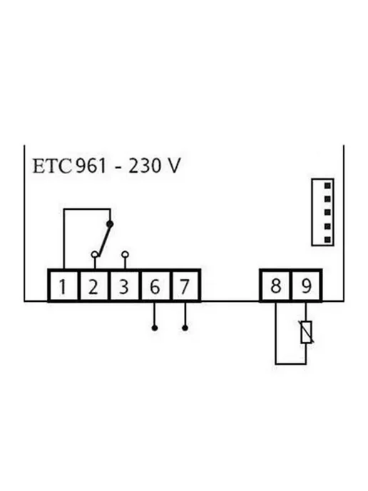 Цифровой термоконтроллер ETC-961 с датчиком, вариант, фото 7