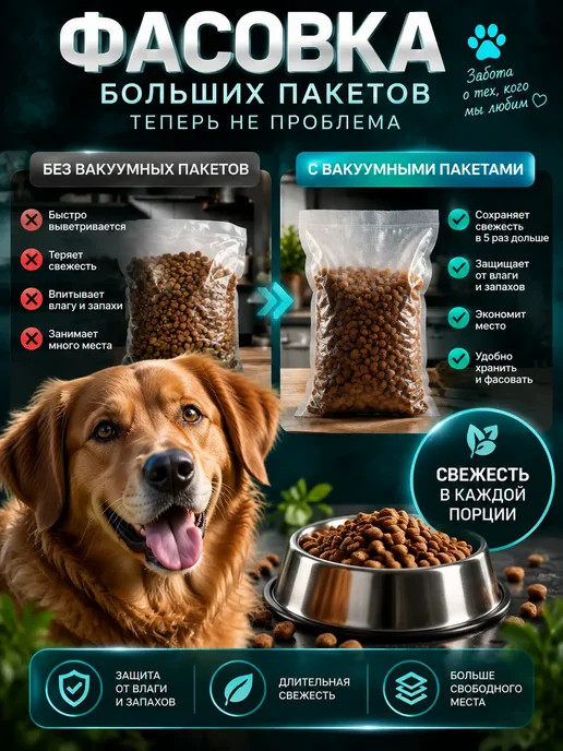 Пакеты для вакууматора 1725.2030. 2530.150шт, 2530,15 шт, фото 2