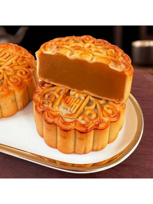 Лунный пирог с ветчиной и орехами, 372 г, 372 г