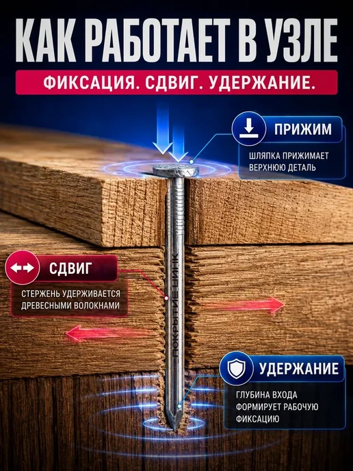 Гвозди 120мм 5кг строительные оцинкованные 4х120мм, 4x120 мм, 5 кг, фото 6
