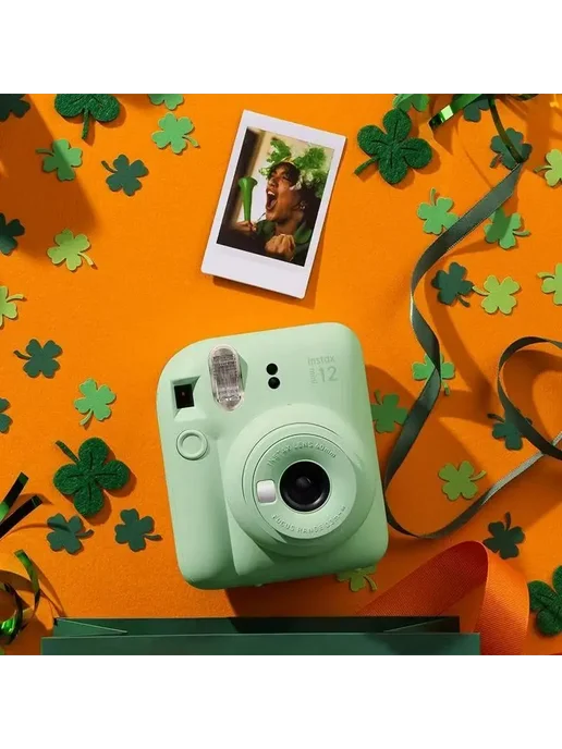 FUJIFILM Instax Mini 12, голубой, зеленый, фото 4