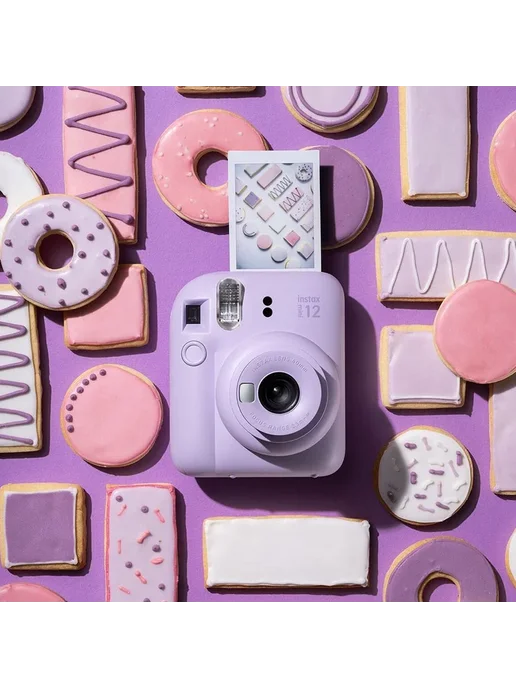 FUJIFILM Instax Mini 12, голубой, зеленый, фото 7