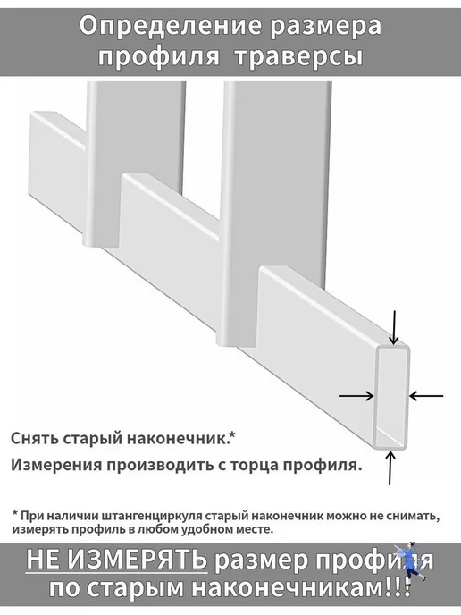 Ножки для лестниц и стремянок, полиуретан, 20х62 мм, 20x62 мм, фото 2