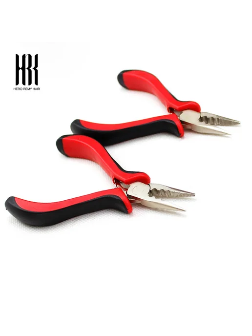 HERO REMY HAIR Плоскогубцы для микроколец, красный, фото 3