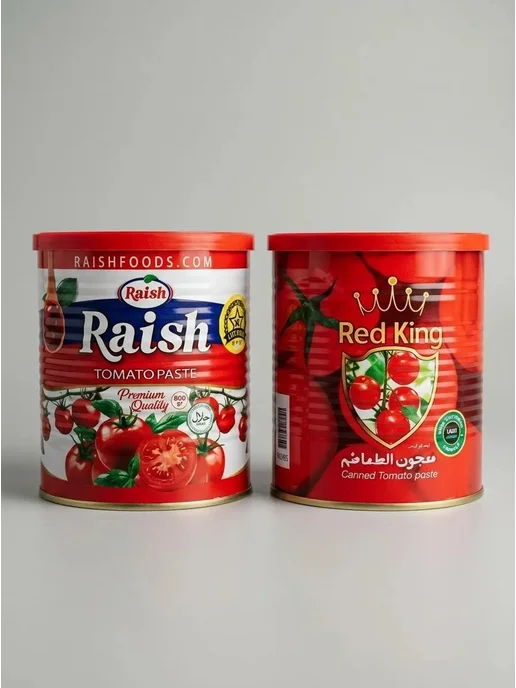 Томатная паста иранская RAISH RED KING, красный, фото 3