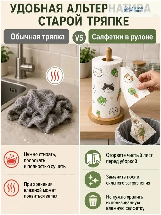 Бумажные полотенца, 22 шт, 8 слоёв, отдельные листы, 22 шт, фото 2