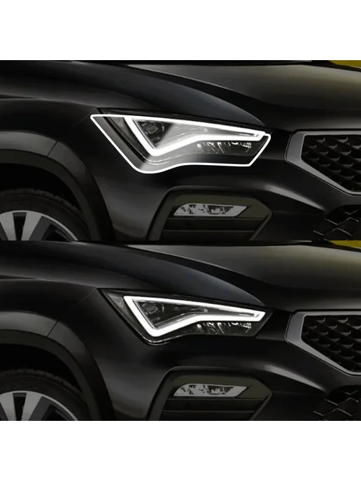 Индивидуально подогнанная защитная пленка из ТПУ для Seat Cu, вариант, фото 3
