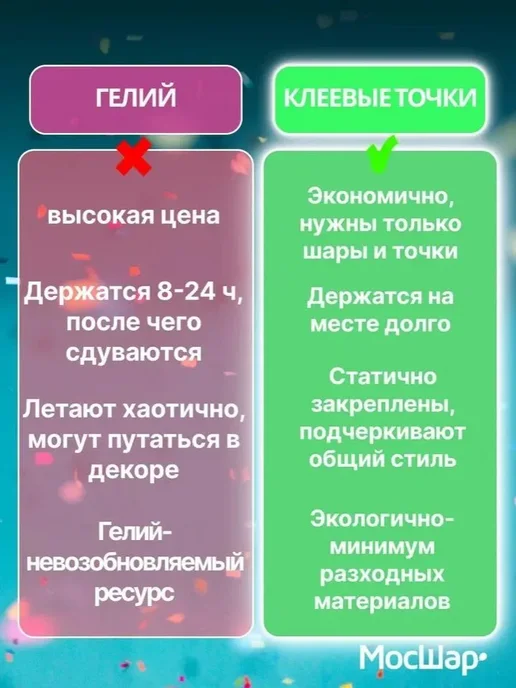 Клеевые точки Аксессуар для воздушного шара, вариант, фото 2
