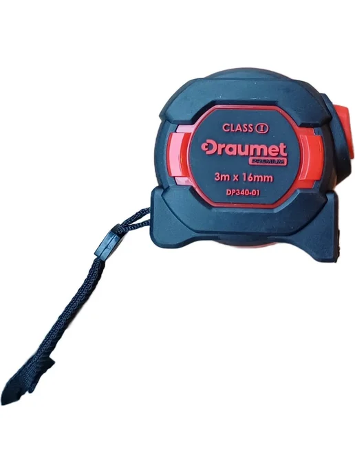 Рулетка DRAUMET PREMIUM, 3 м x 16 мм, 8869, DP340-01, 3 м, фото 2