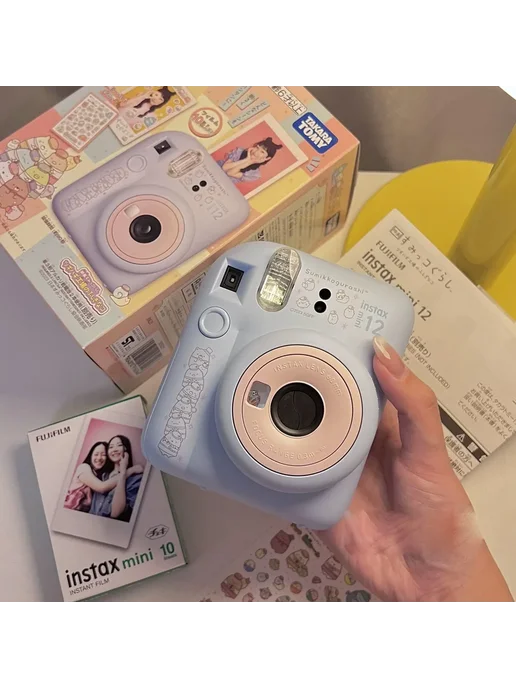 FUJIFILM Instax Mini 12 в комплекте с пленкой mini SE white, белый, фото 2