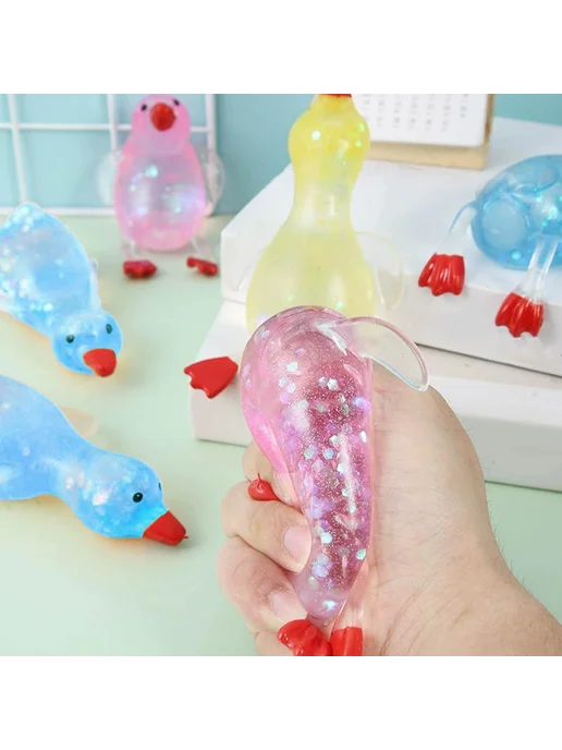 Игрушка антистресс утка 14 см, вариант
