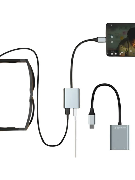 APWIKOGER Док-станция 2-в-1 USB-C PD100W, Материковый Китай, фото 3