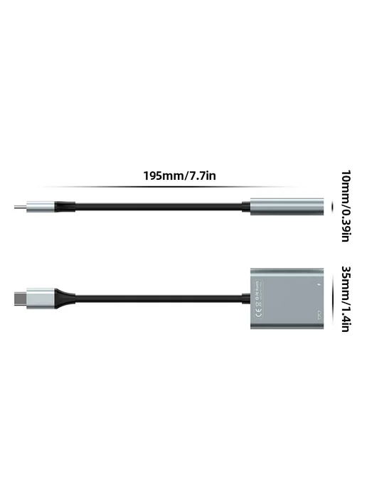 APWIKOGER Док-станция 2-в-1 USB-C PD100W, Материковый Китай, фото 6