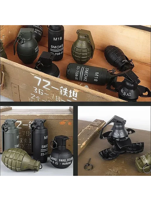 Тактическая граната AA-M67 Бежевый, 2pcs, 2pcsA1BK, фото 2