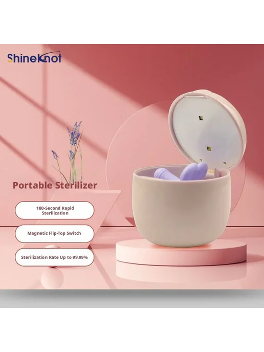 SHINEKNOT Мини УФ-стерилизатор Розовый, Pink, розовый, фото 2