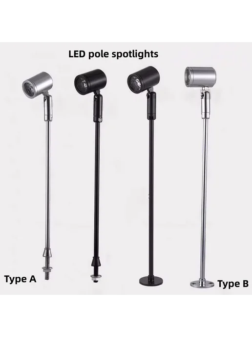 DATEIYOU LED светильники для витрин 3Вт Black Warmwhite, Typ, 3 Вт