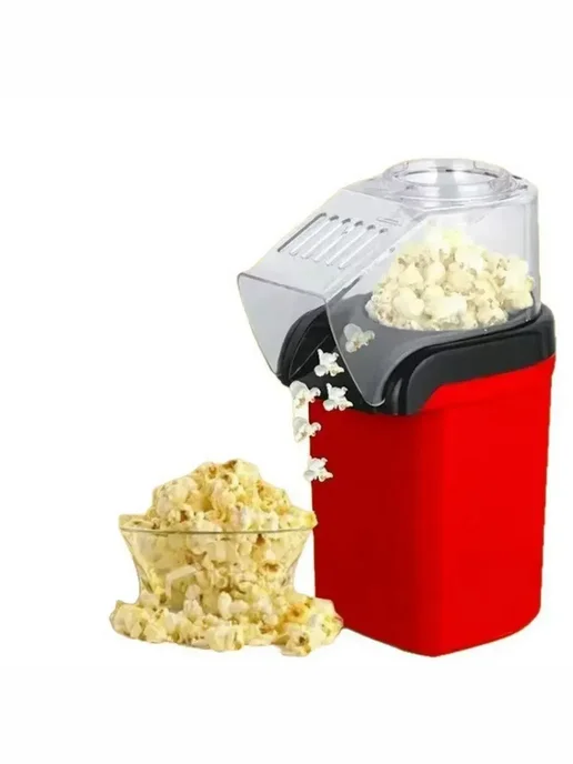Аппарат для приготовления попкорна попкорница Dirox Popcorn Maker, красный, фото 2