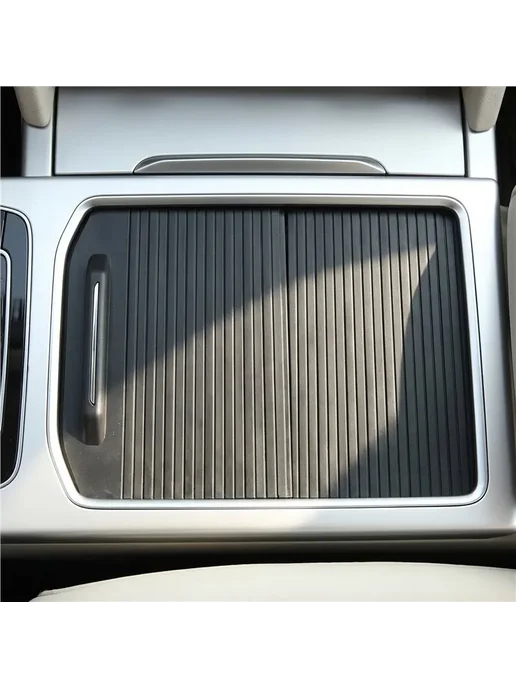 Шторка подстаканника центральной консоли для VW Phideon 2016, черный, фото 4